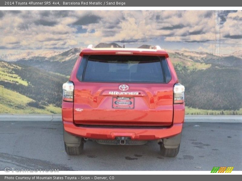 Barcelona Red Metallic / Sand Beige 2014 Toyota 4Runner SR5 4x4