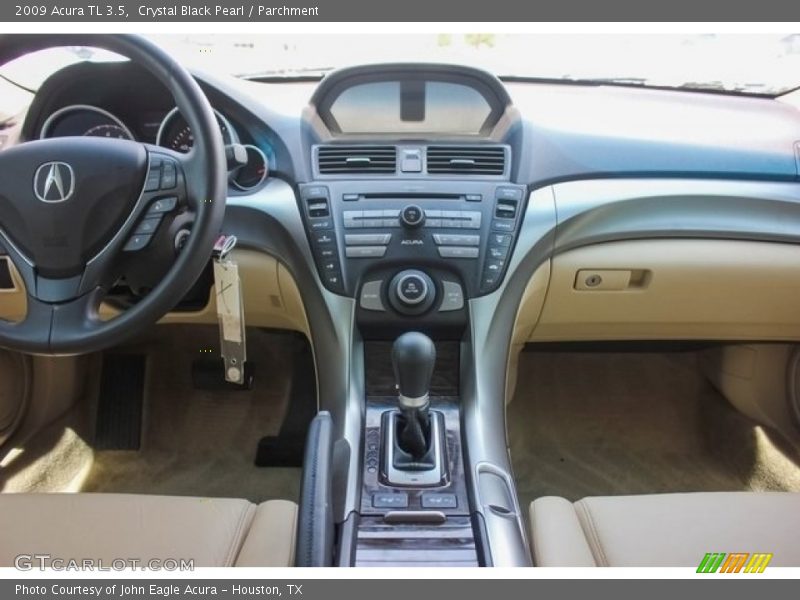Crystal Black Pearl / Parchment 2009 Acura TL 3.5