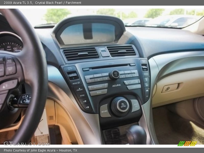 Crystal Black Pearl / Parchment 2009 Acura TL 3.5