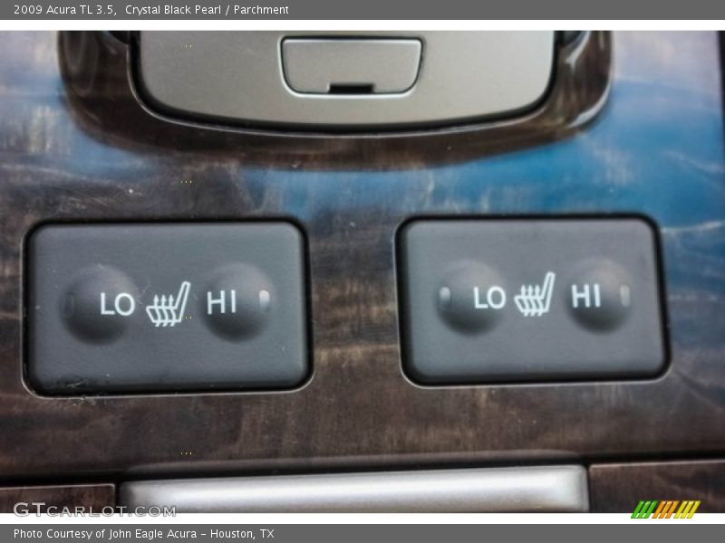 Crystal Black Pearl / Parchment 2009 Acura TL 3.5