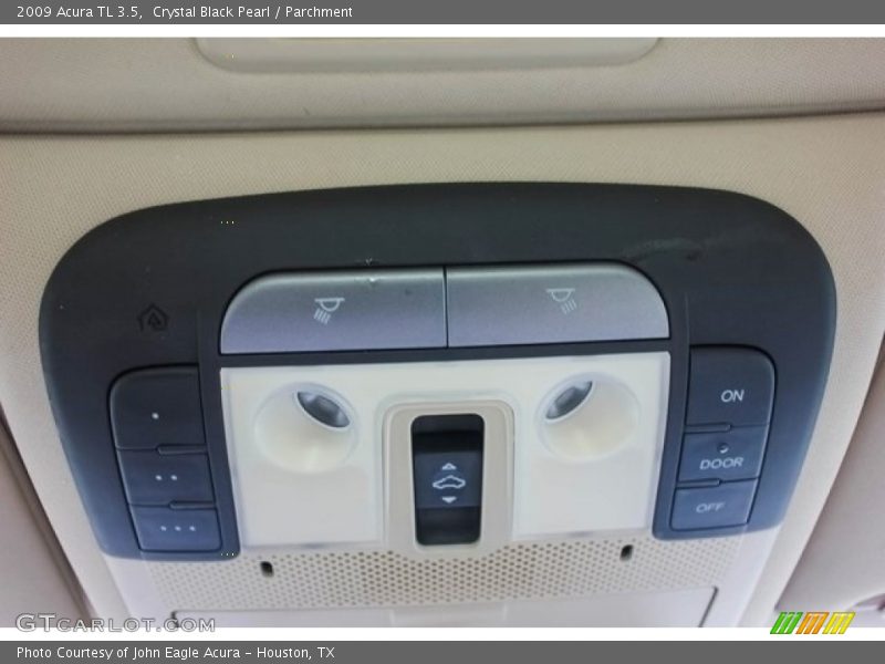 Crystal Black Pearl / Parchment 2009 Acura TL 3.5