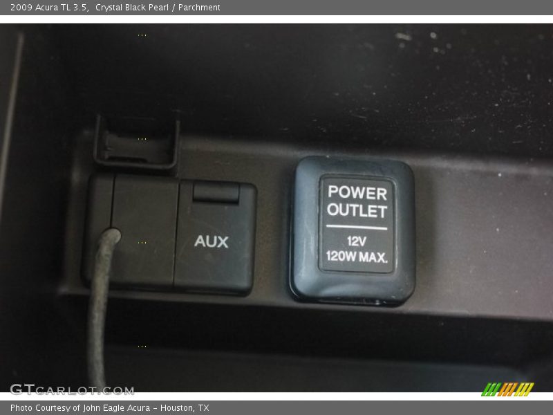 Crystal Black Pearl / Parchment 2009 Acura TL 3.5