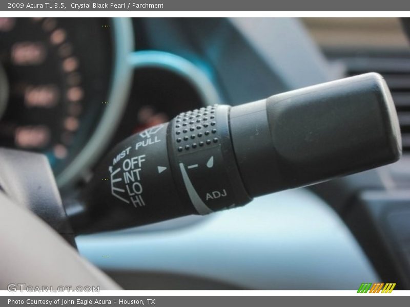 Crystal Black Pearl / Parchment 2009 Acura TL 3.5