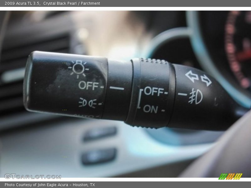 Crystal Black Pearl / Parchment 2009 Acura TL 3.5