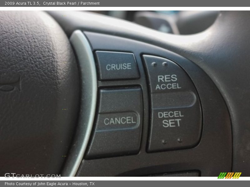 Crystal Black Pearl / Parchment 2009 Acura TL 3.5