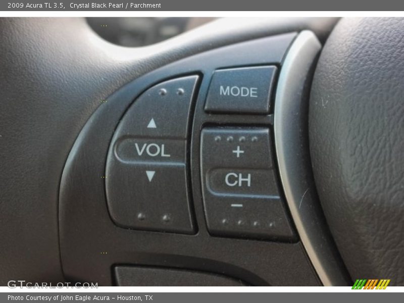 Crystal Black Pearl / Parchment 2009 Acura TL 3.5