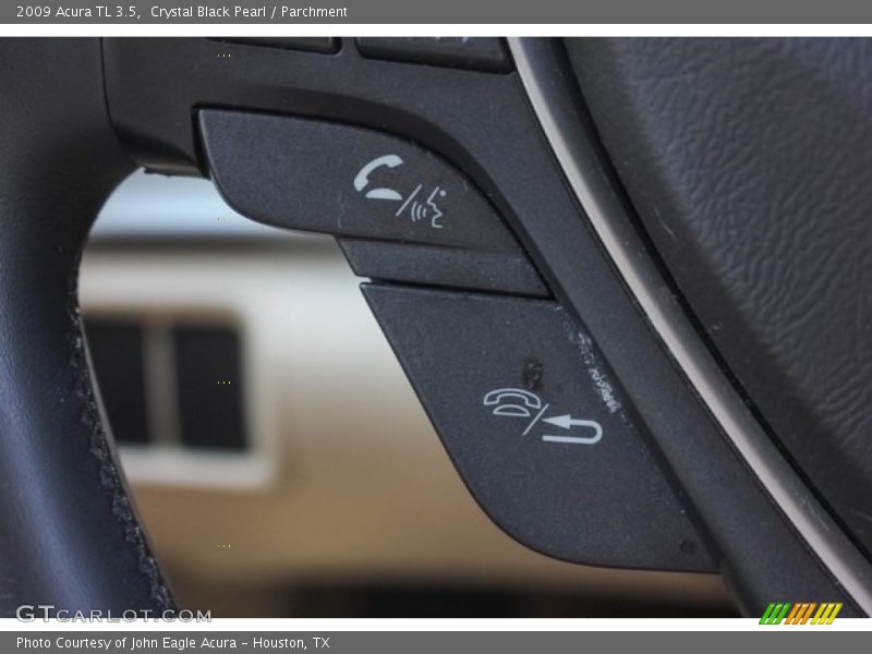 Crystal Black Pearl / Parchment 2009 Acura TL 3.5