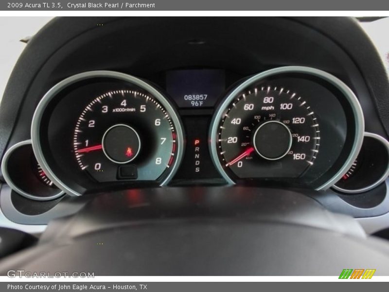 Crystal Black Pearl / Parchment 2009 Acura TL 3.5