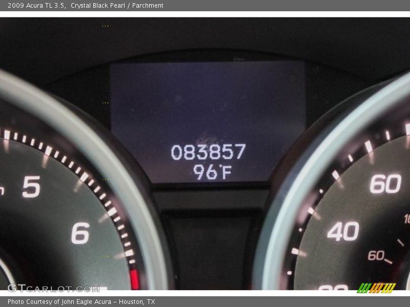 Crystal Black Pearl / Parchment 2009 Acura TL 3.5