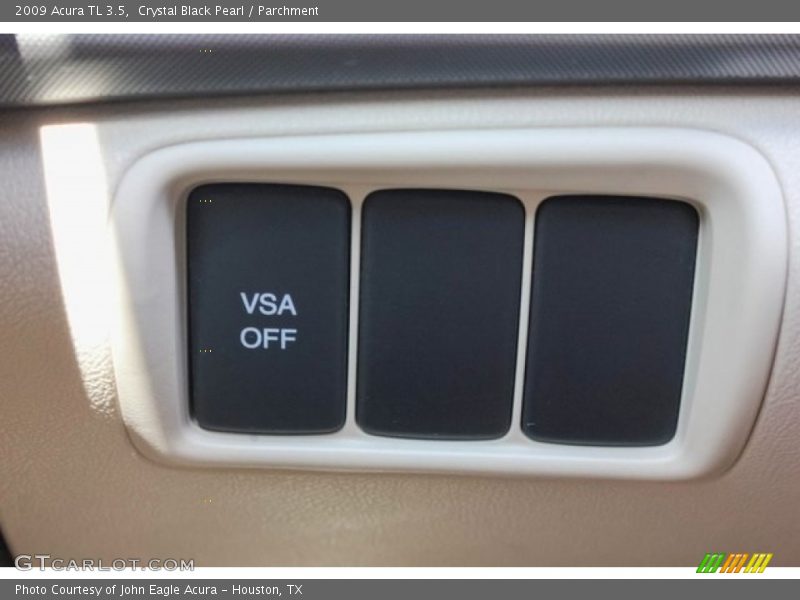Crystal Black Pearl / Parchment 2009 Acura TL 3.5
