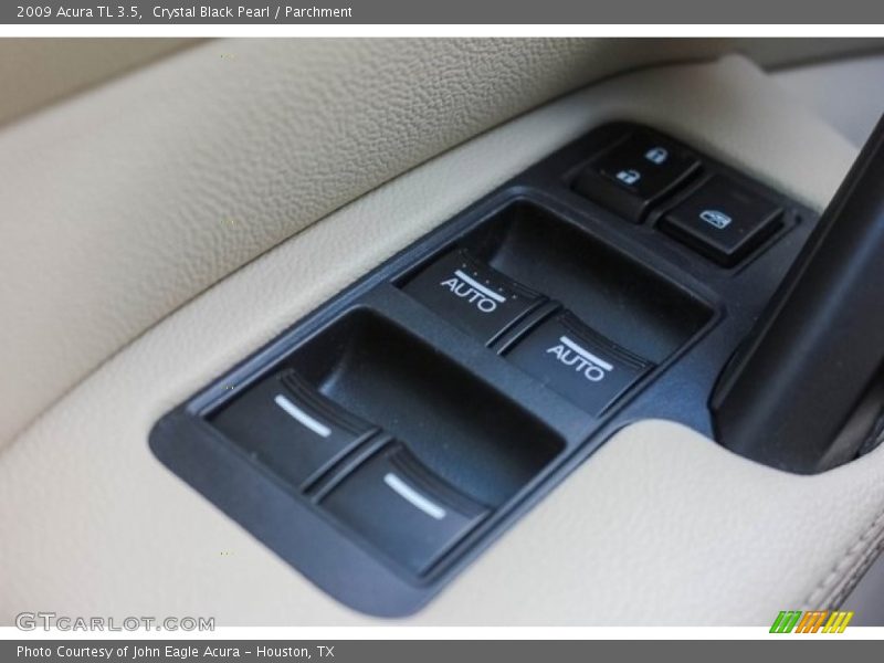 Crystal Black Pearl / Parchment 2009 Acura TL 3.5