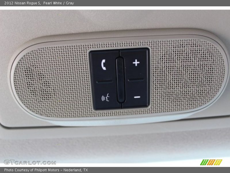 Pearl White / Gray 2012 Nissan Rogue S