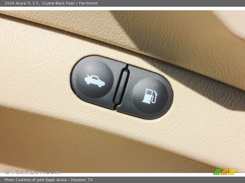 Crystal Black Pearl / Parchment 2009 Acura TL 3.5