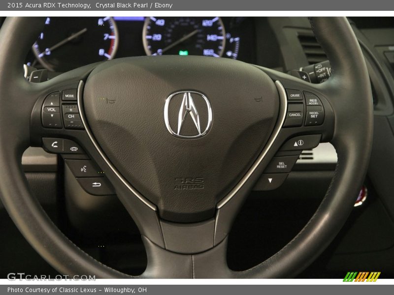 Crystal Black Pearl / Ebony 2015 Acura RDX Technology