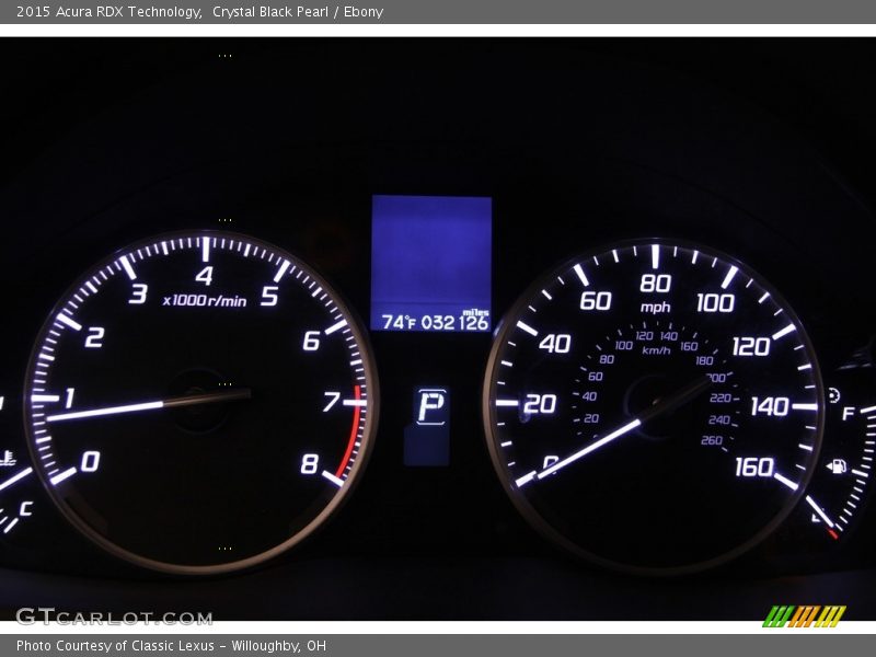 Crystal Black Pearl / Ebony 2015 Acura RDX Technology
