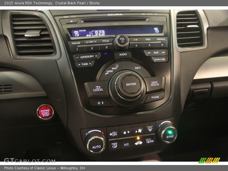 Crystal Black Pearl / Ebony 2015 Acura RDX Technology