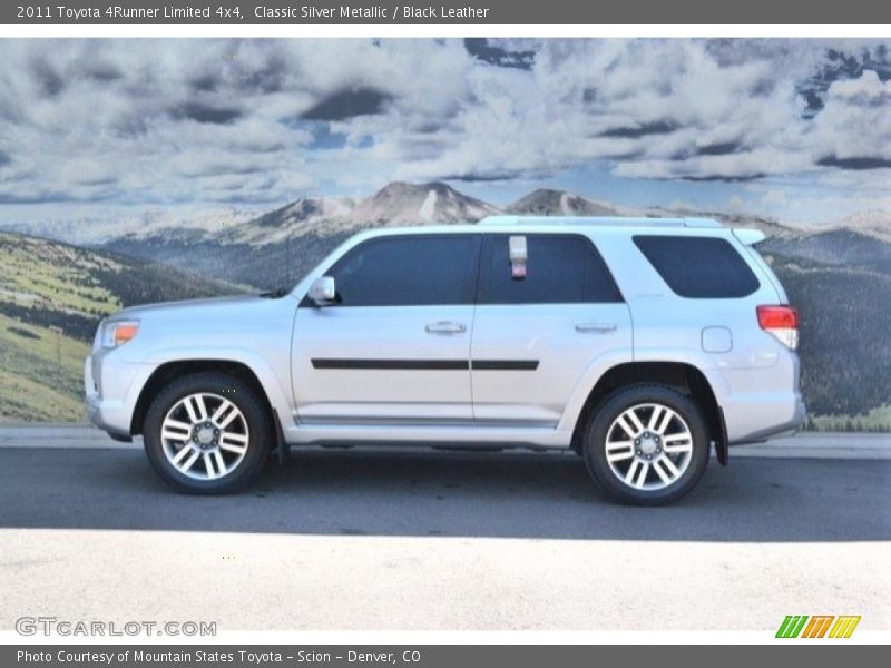 Classic Silver Metallic / Black Leather 2011 Toyota 4Runner Limited 4x4