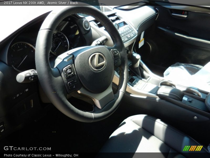 Atomic Silver / Black 2017 Lexus NX 200t AWD