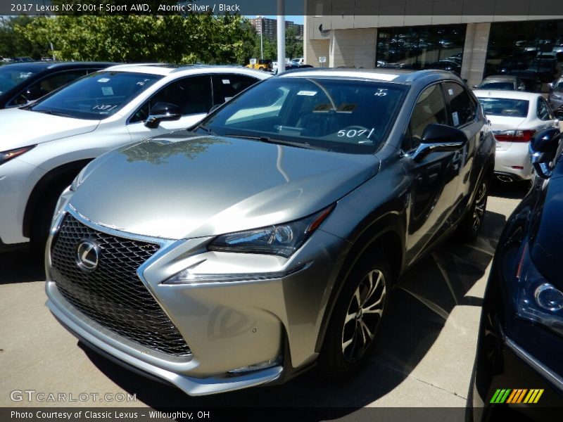 Atomic Silver / Black 2017 Lexus NX 200t F Sport AWD