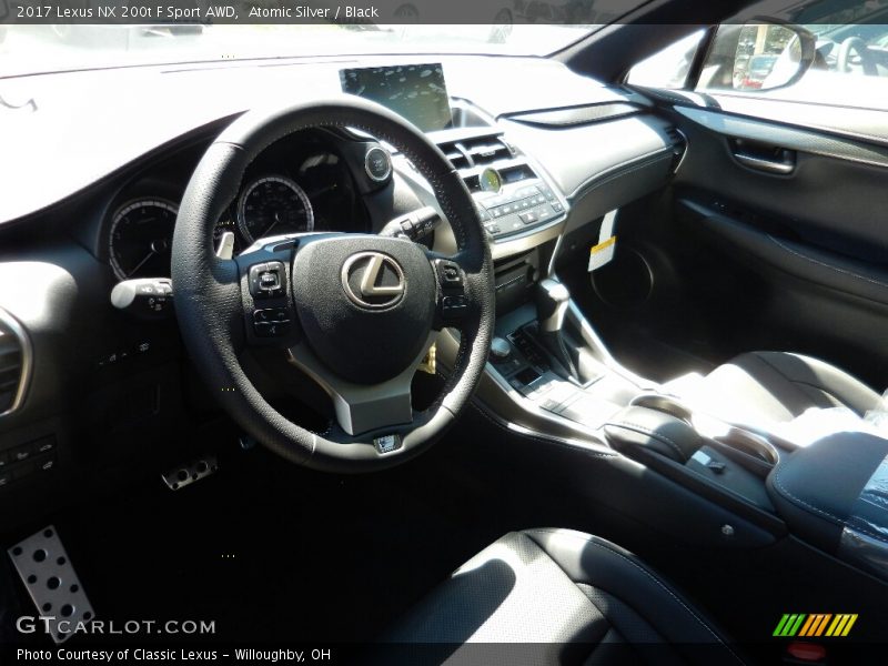 Atomic Silver / Black 2017 Lexus NX 200t F Sport AWD