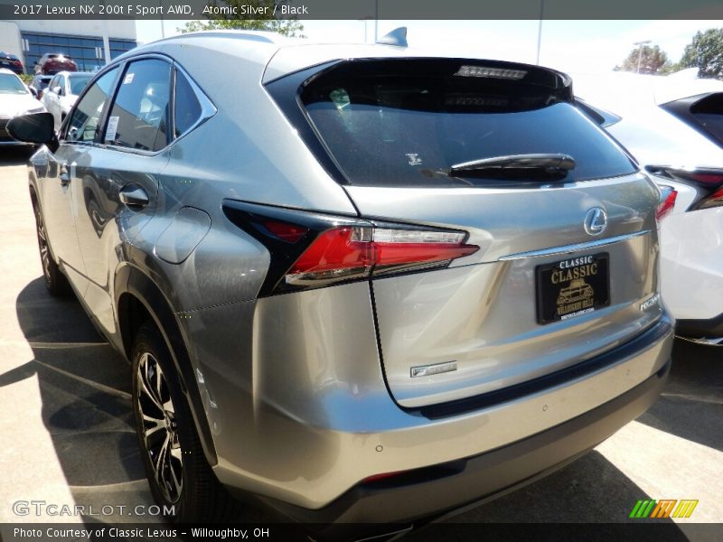 Atomic Silver / Black 2017 Lexus NX 200t F Sport AWD