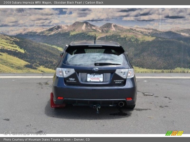 Obsidian Black Pearl / Carbon Black 2009 Subaru Impreza WRX Wagon