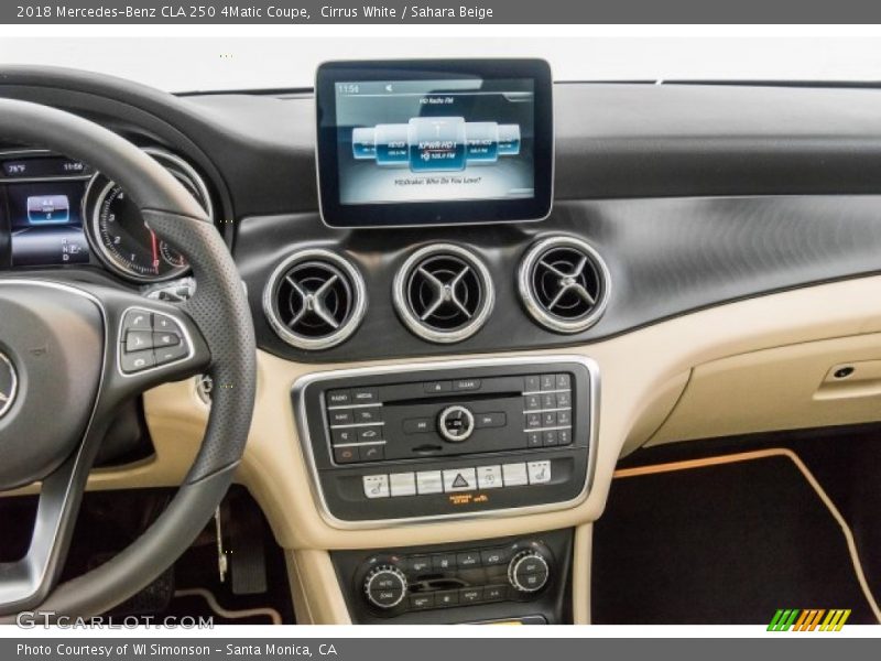 Controls of 2018 CLA 250 4Matic Coupe