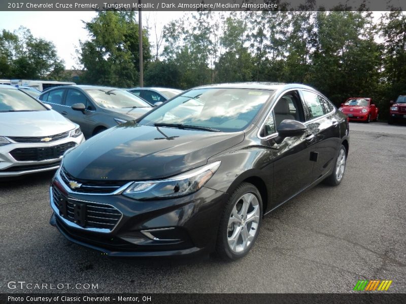 Tungsten Metallic / Dark Atmosphere/Medium Atmosphere 2017 Chevrolet Cruze Premier