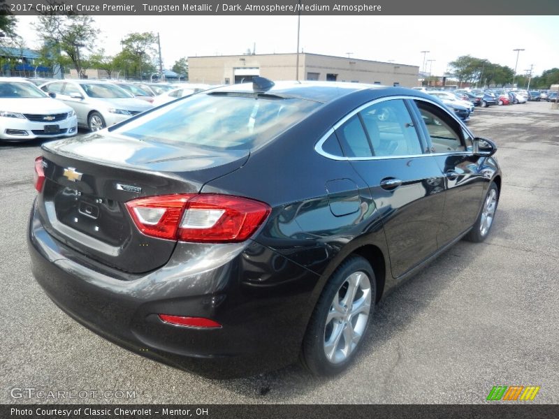 Tungsten Metallic / Dark Atmosphere/Medium Atmosphere 2017 Chevrolet Cruze Premier