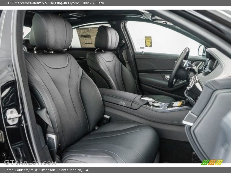 Black / Black 2017 Mercedes-Benz S 550e Plug-In Hybrid
