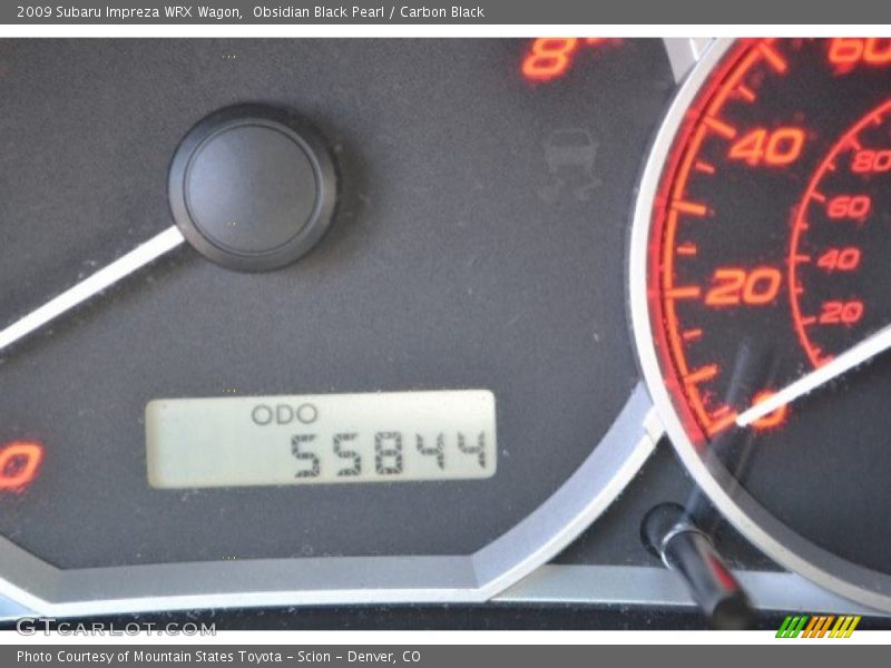 Obsidian Black Pearl / Carbon Black 2009 Subaru Impreza WRX Wagon