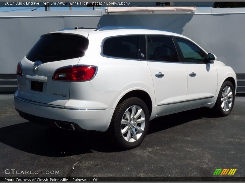 White Frost Tricoat / Ebony/Ebony 2017 Buick Enclave Premium AWD