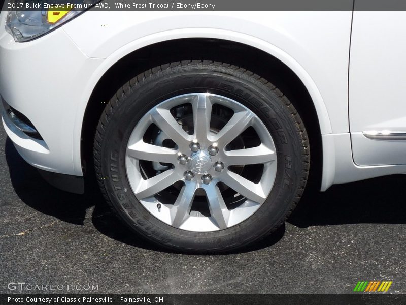 White Frost Tricoat / Ebony/Ebony 2017 Buick Enclave Premium AWD