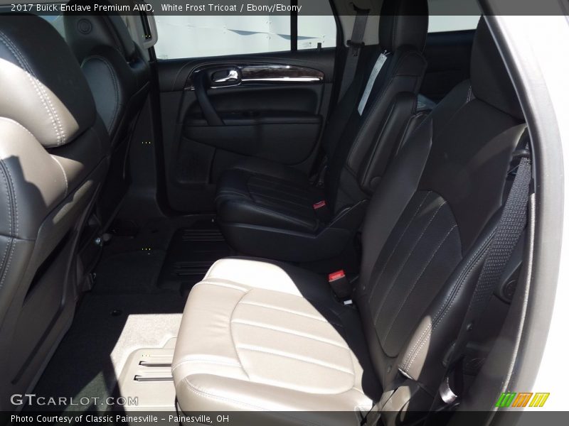 White Frost Tricoat / Ebony/Ebony 2017 Buick Enclave Premium AWD
