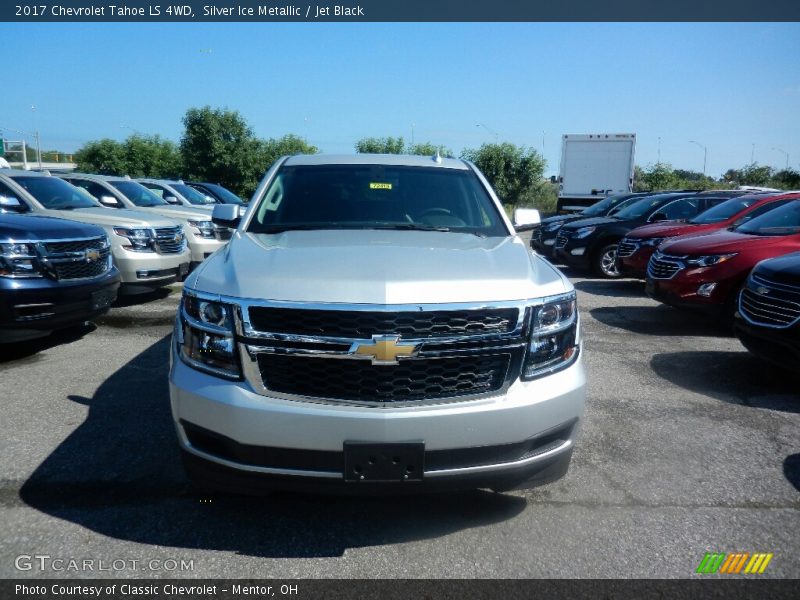 Silver Ice Metallic / Jet Black 2017 Chevrolet Tahoe LS 4WD