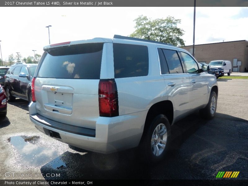 Silver Ice Metallic / Jet Black 2017 Chevrolet Tahoe LS 4WD