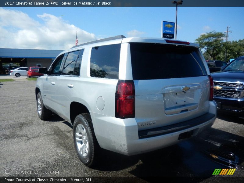 Silver Ice Metallic / Jet Black 2017 Chevrolet Tahoe LS 4WD