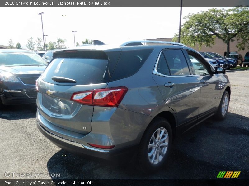 Satin Steel Metallic / Jet Black 2018 Chevrolet Equinox LT