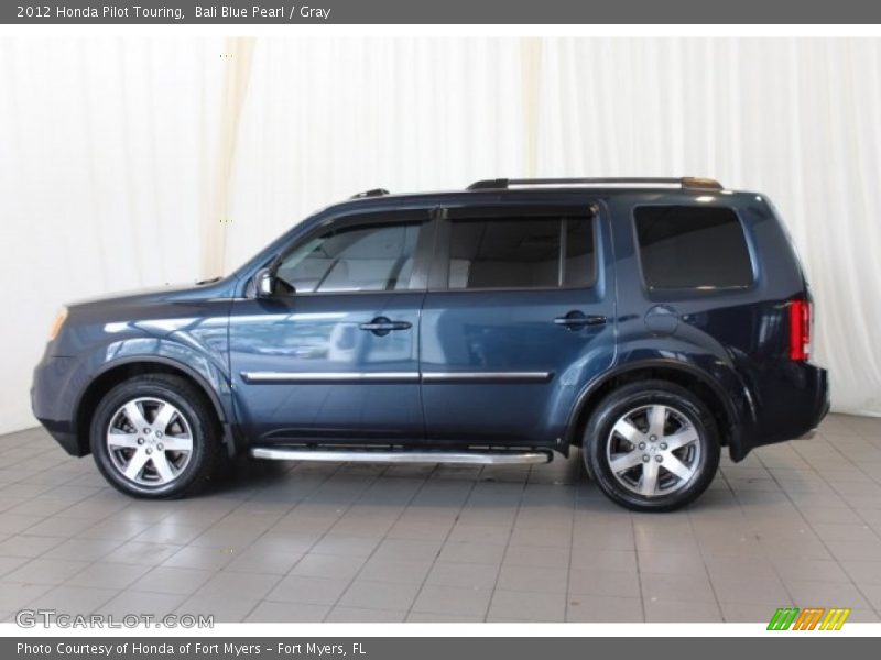 Bali Blue Pearl / Gray 2012 Honda Pilot Touring