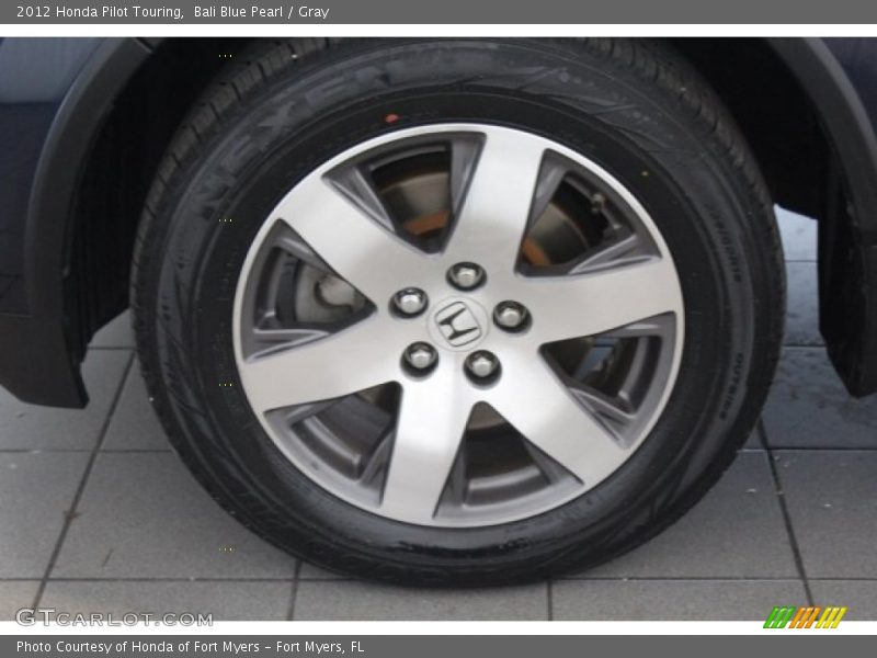 Bali Blue Pearl / Gray 2012 Honda Pilot Touring