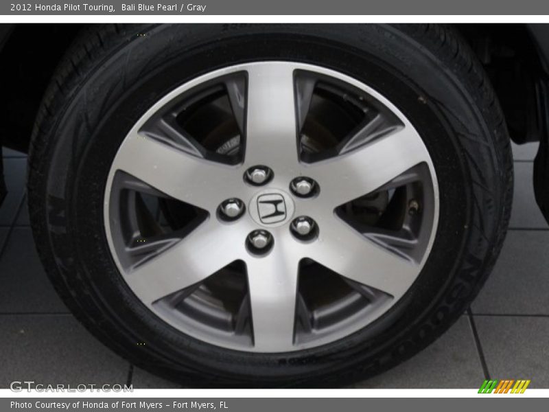 Bali Blue Pearl / Gray 2012 Honda Pilot Touring