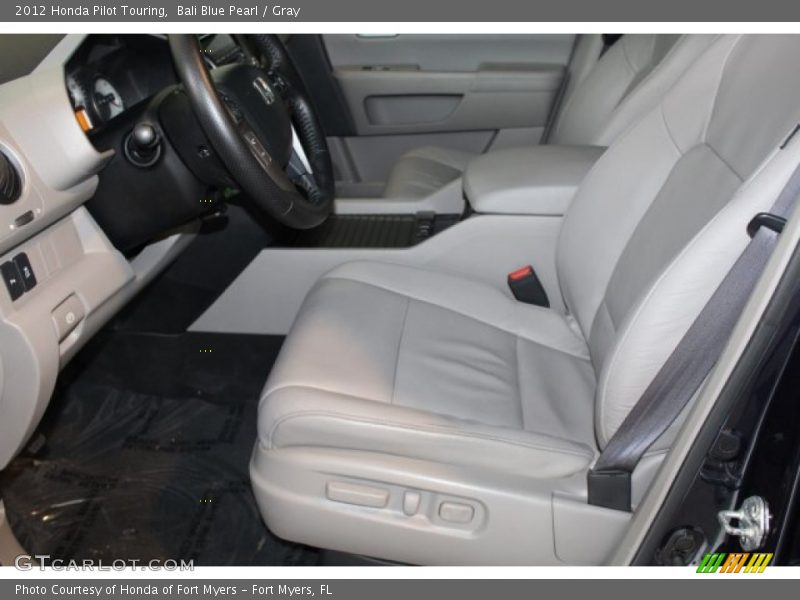 Bali Blue Pearl / Gray 2012 Honda Pilot Touring