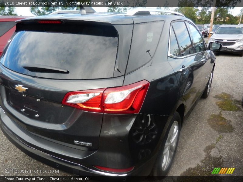 Nightfall Gray Metallic / Jet Black 2018 Chevrolet Equinox Premier