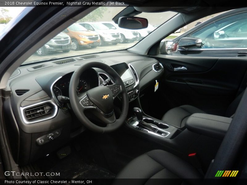 Nightfall Gray Metallic / Jet Black 2018 Chevrolet Equinox Premier