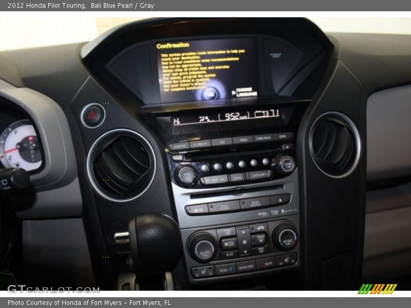 Bali Blue Pearl / Gray 2012 Honda Pilot Touring