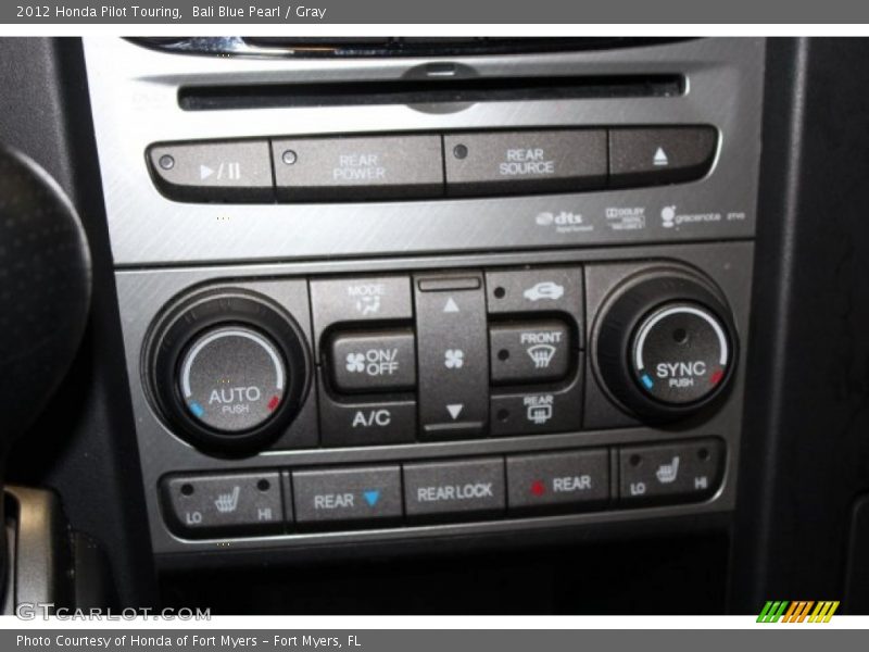 Bali Blue Pearl / Gray 2012 Honda Pilot Touring