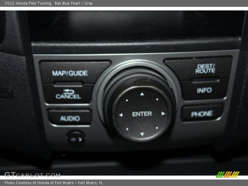 Bali Blue Pearl / Gray 2012 Honda Pilot Touring