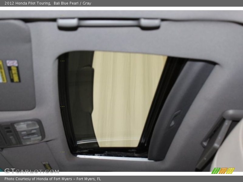 Bali Blue Pearl / Gray 2012 Honda Pilot Touring