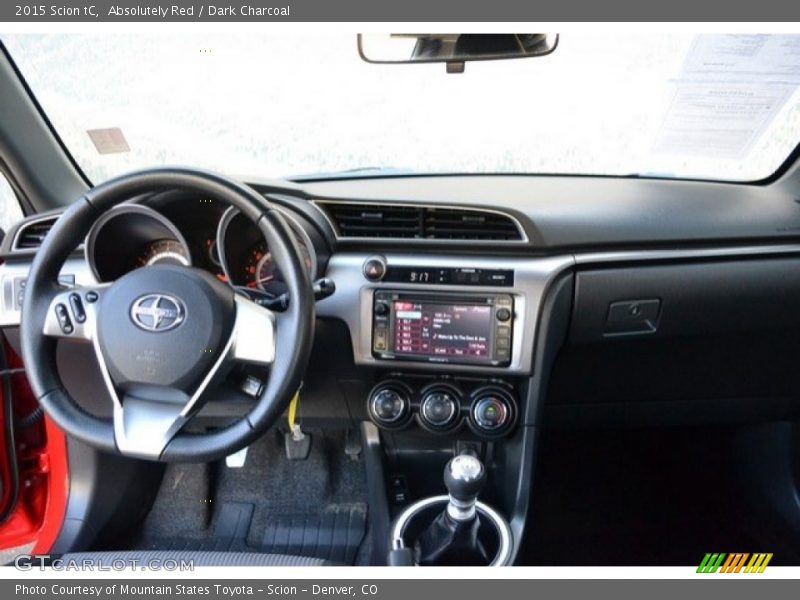 Absolutely Red / Dark Charcoal 2015 Scion tC