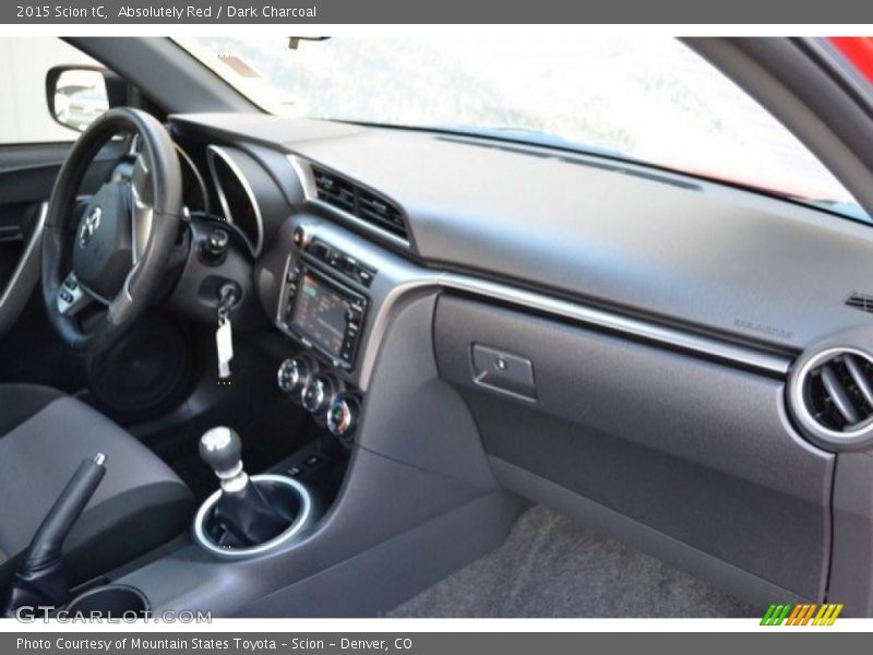 Absolutely Red / Dark Charcoal 2015 Scion tC